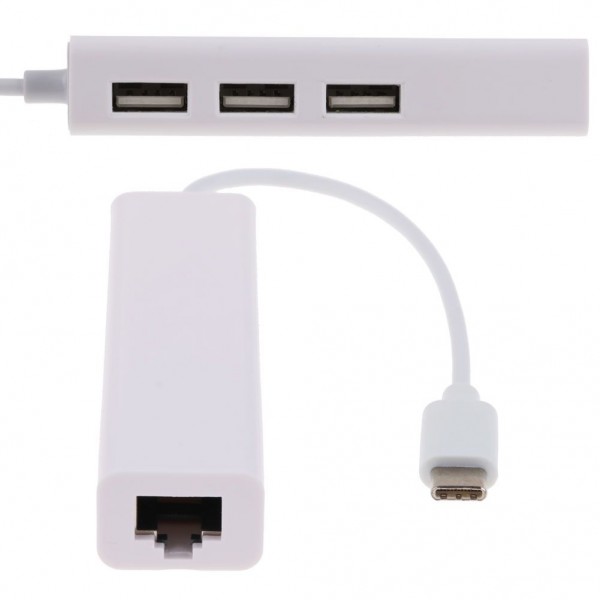 Gigabit Ethernet + USB 2.0 Adapter Kabel